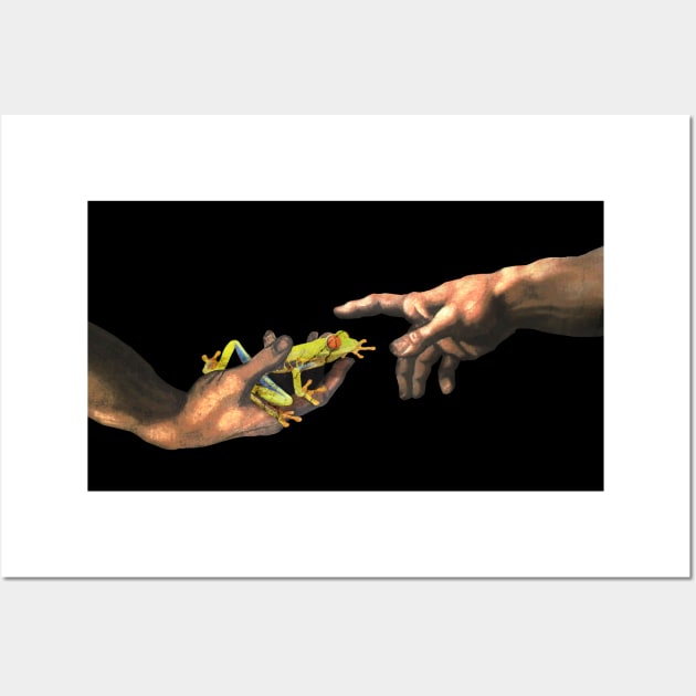 Creation of a Red Eye Frog Wall Art by FandomizedRose